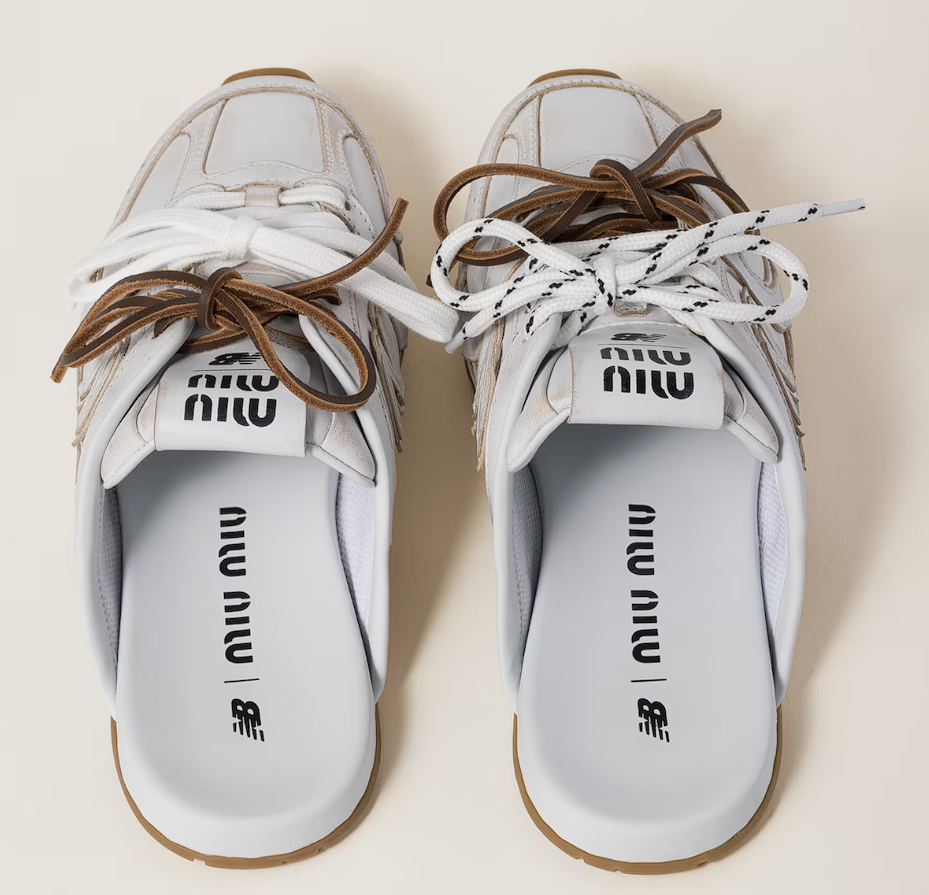 PRE ORDER: New Balance x Miu Miu White MULE