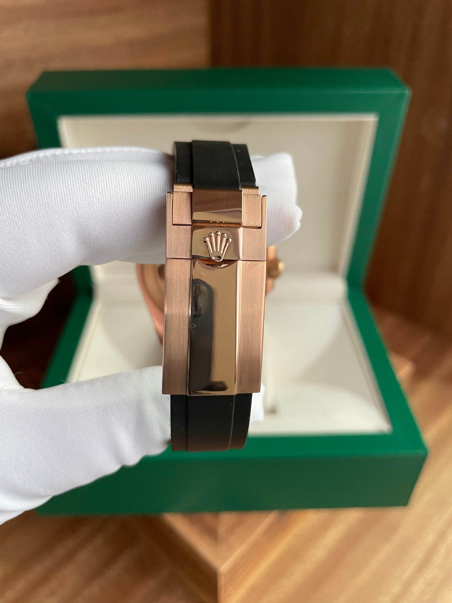 Rolex - Yacht Master Oysterflex Rose Gold (Date)