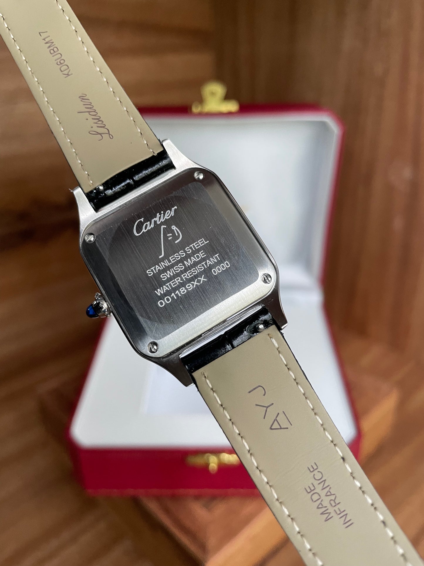 Cartier Santos - Leather Strap