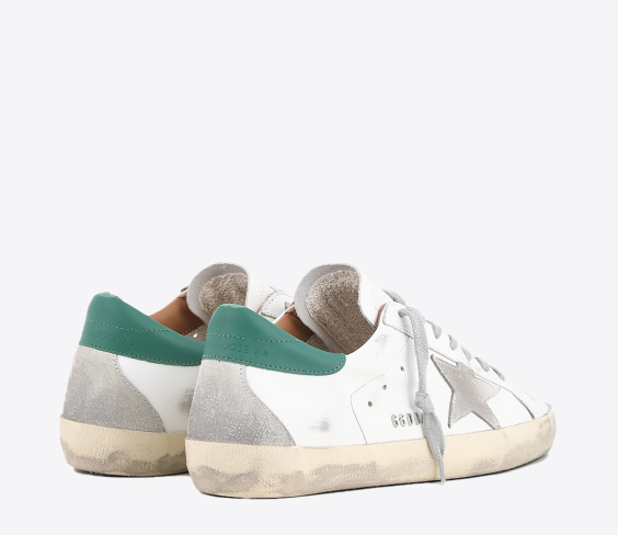 Golden Goose White/Green