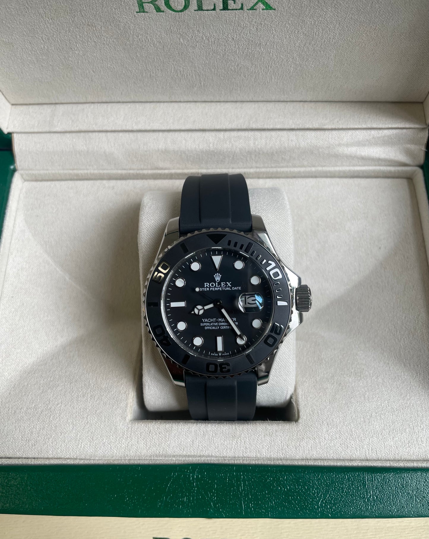 Rolex - Yacht Master Oysterflex - Black