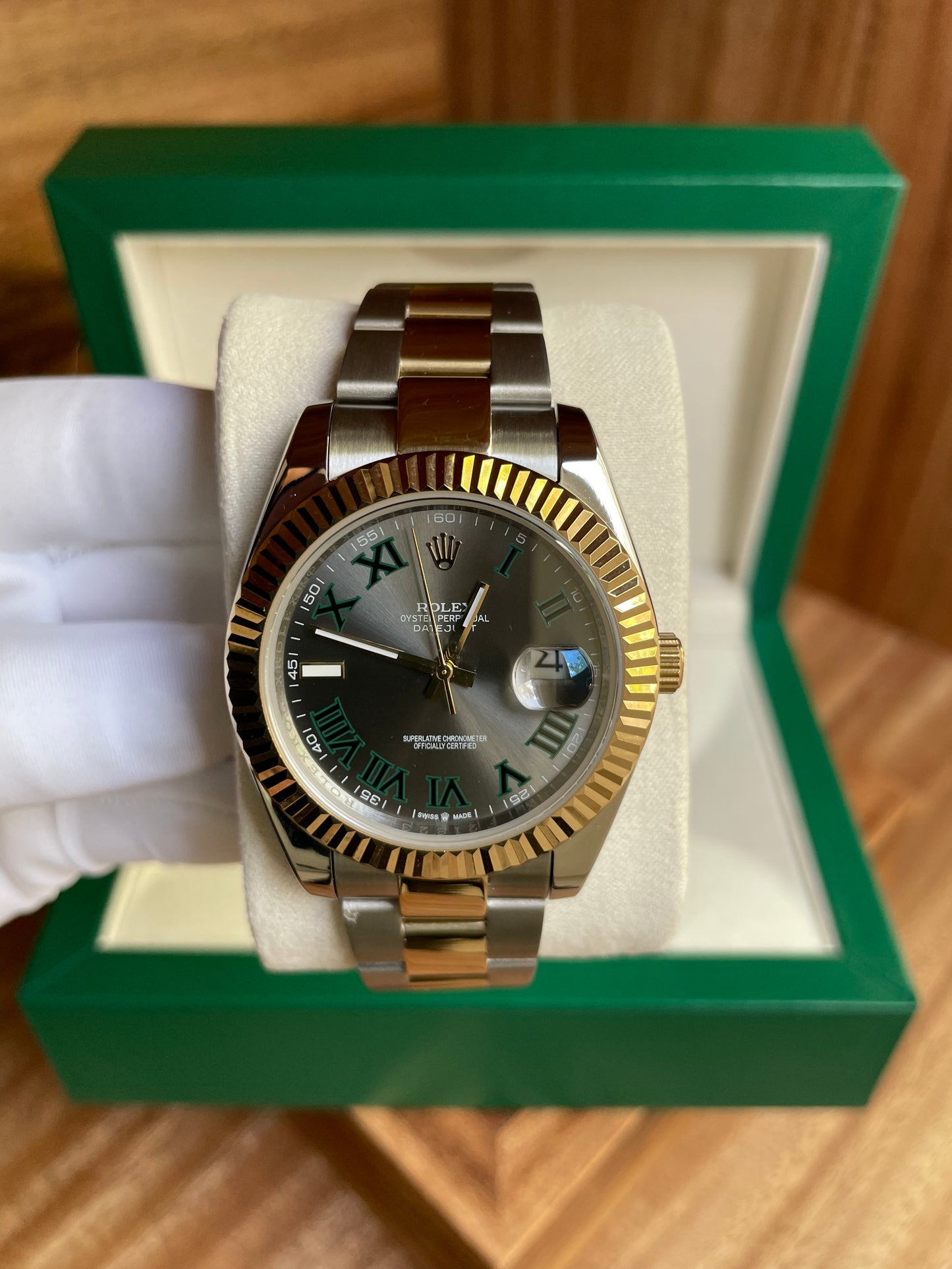Rolex - Datejust Oyster Perpetual Wimbledon (Two Tone)
