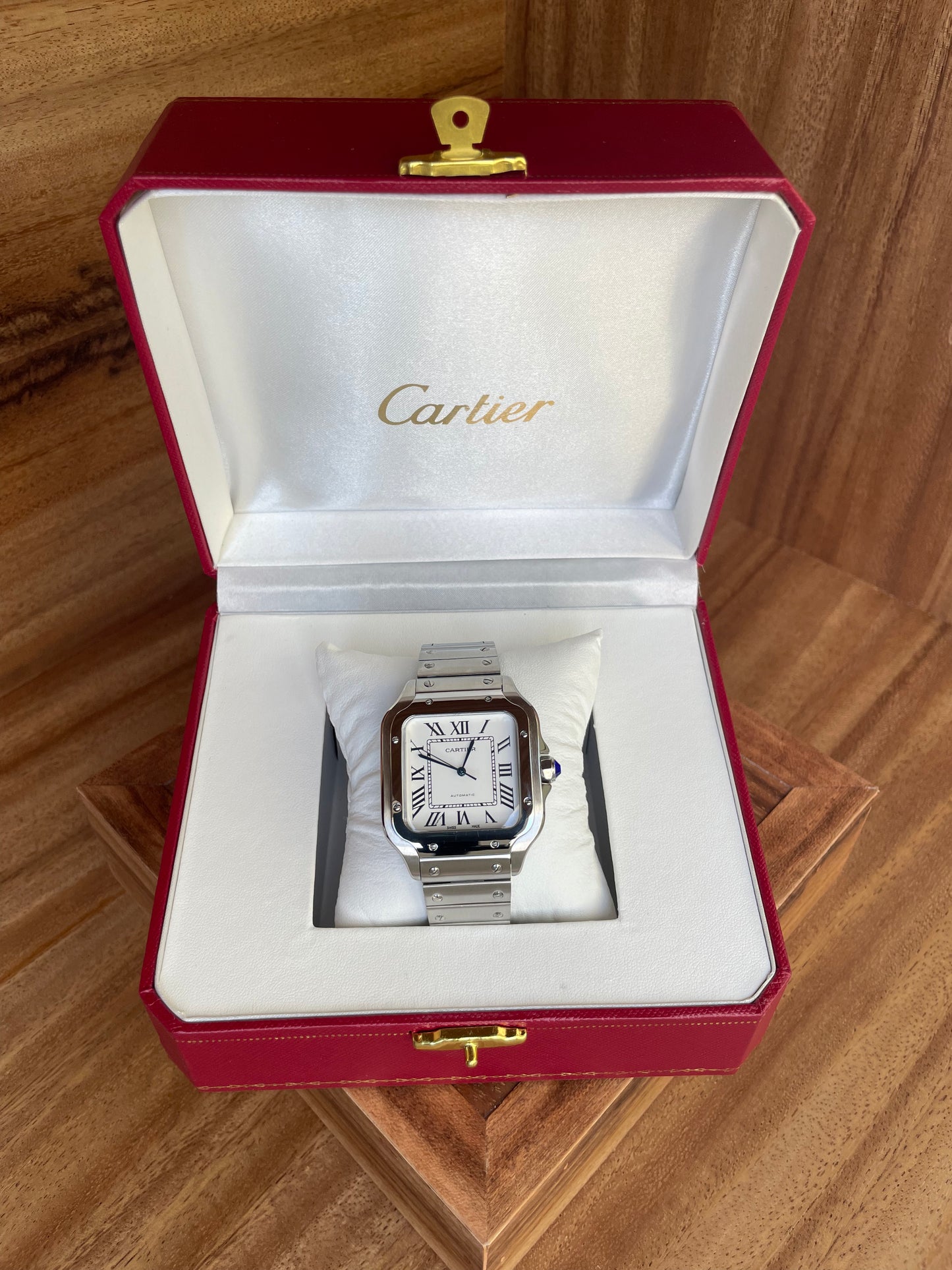 Cartier - Santos White