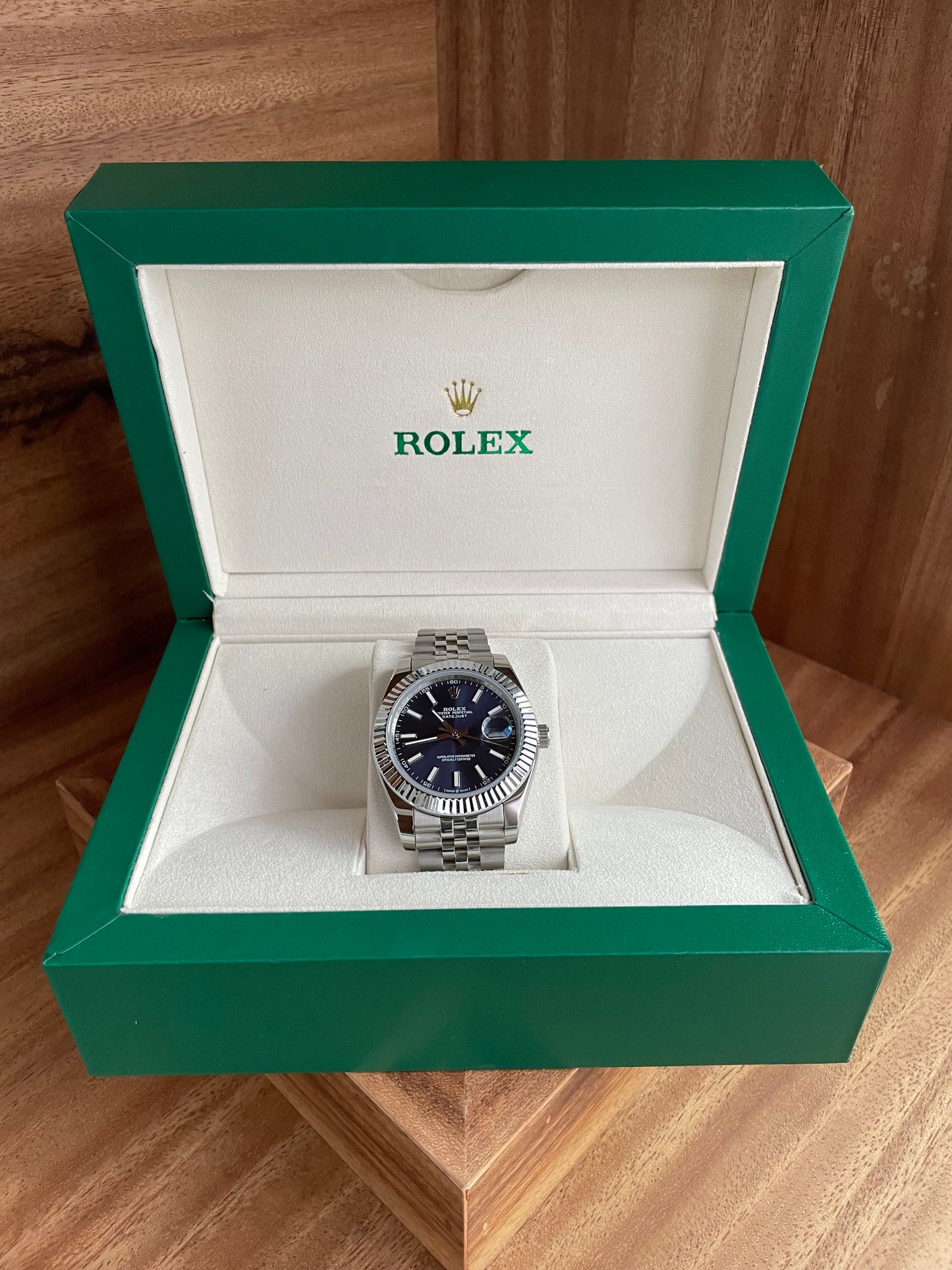 Rolex - Date Just blue (Date)
