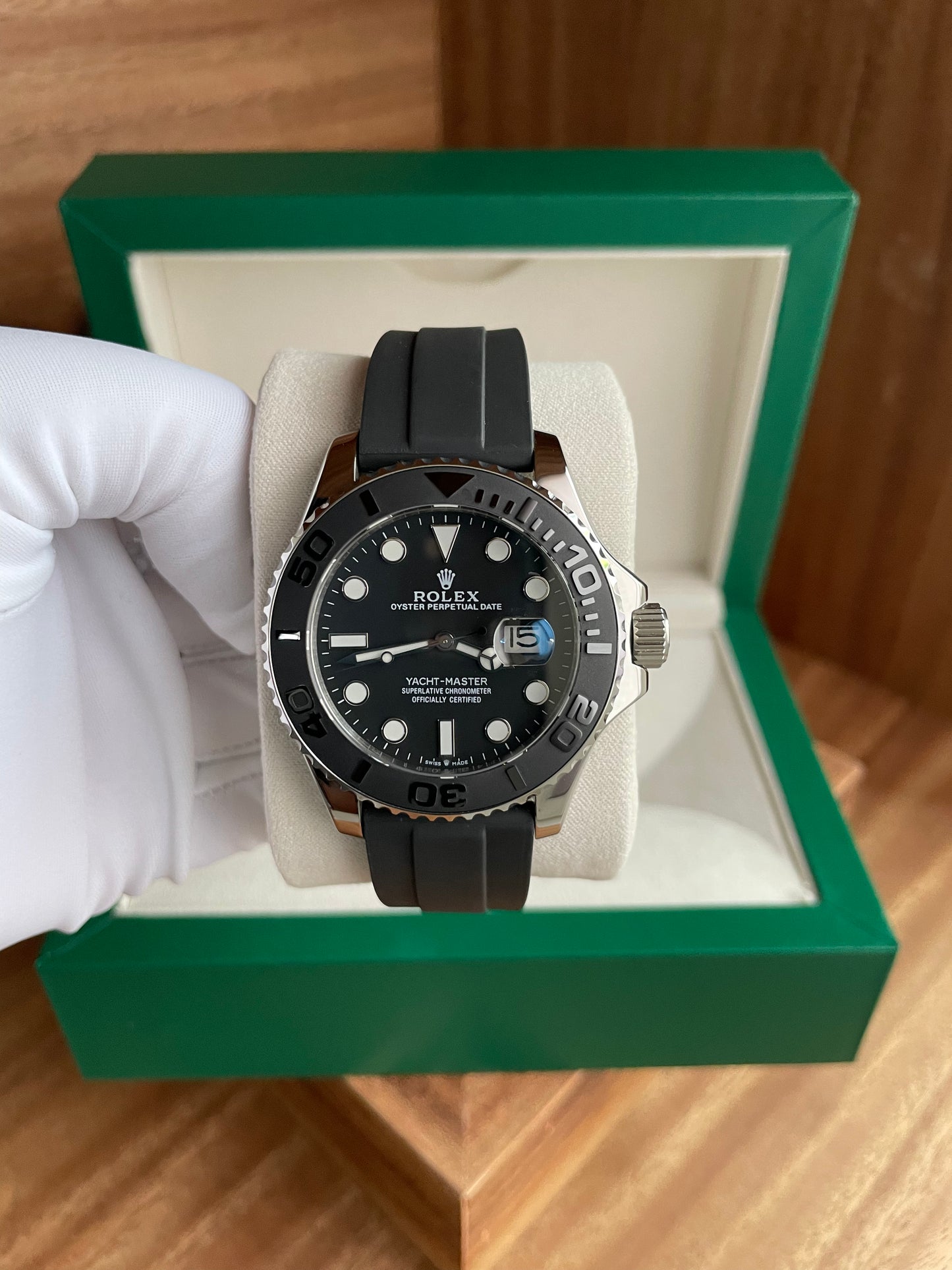 Rolex - Yacht Master Oysterflex - Black