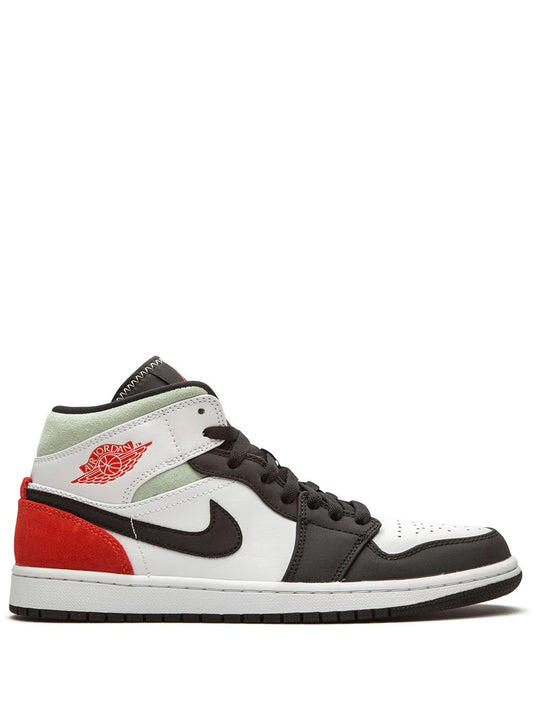 Jordan 1 MID Red Black Toe