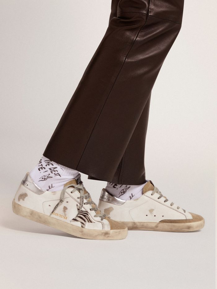 Golden Goose Silver/Leopard