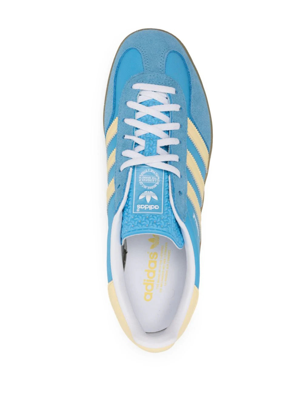 Adidas Gazelle Light Blue Yellow