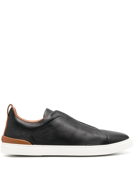 Zegna Triple Stitch Black