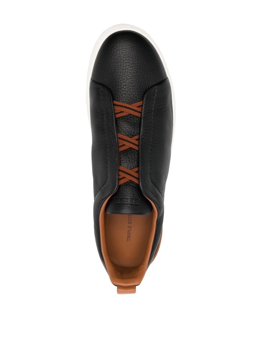 Zegna Triple Stitch Black